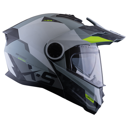 Casco Xsports X-165 Amptop Gris Amarillo