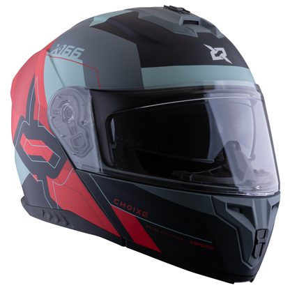 Casco Xsports  166 Choixe Gris Rojo