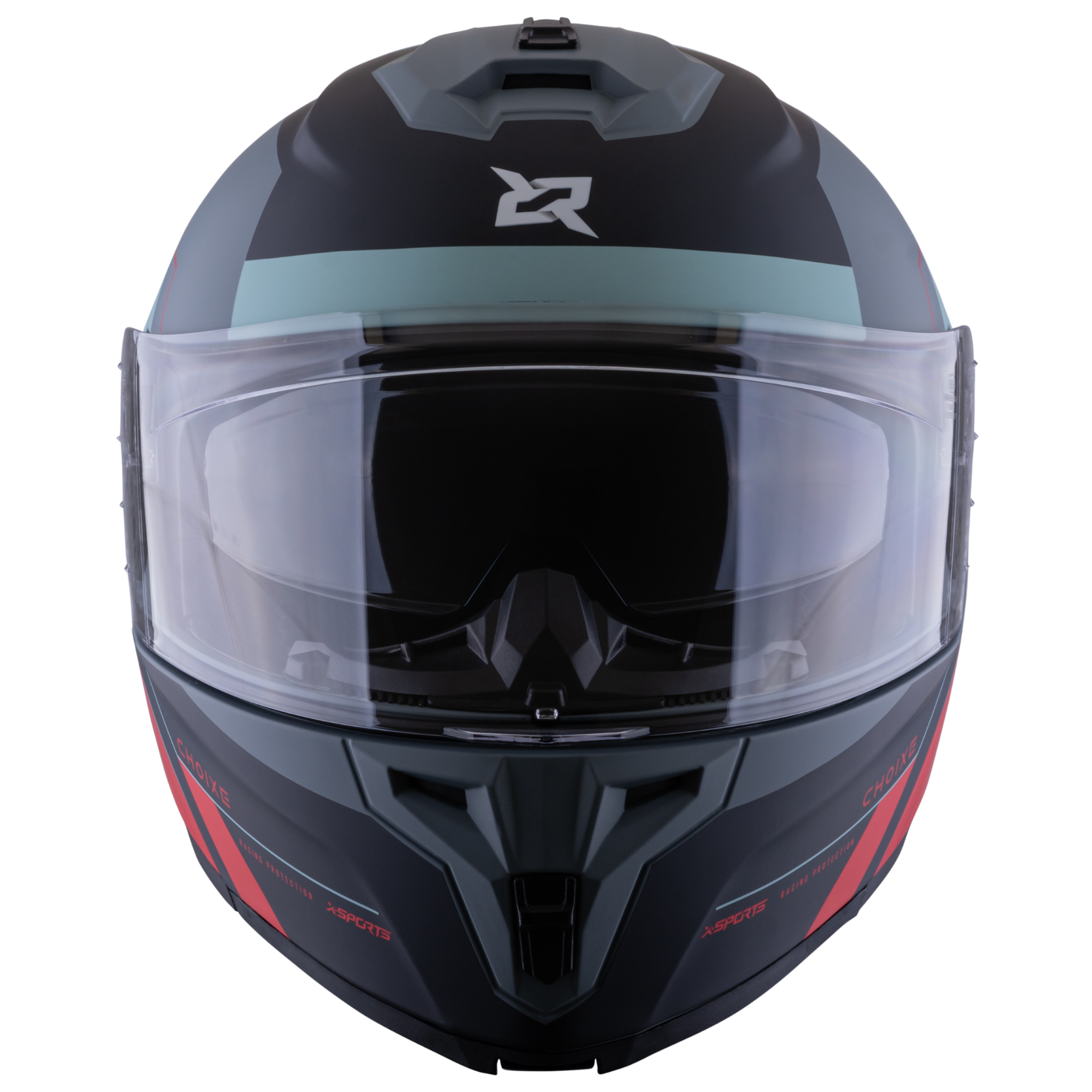 Casco Xsports  166 Choixe Gris Rojo