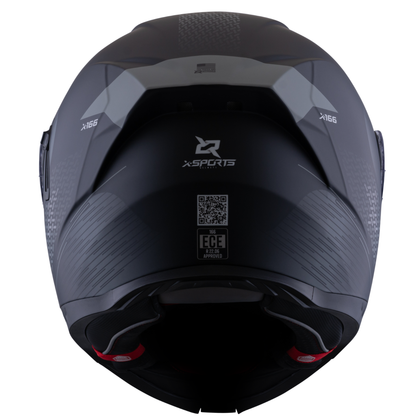 Casco Xsports 166 Toursafe Negro Gris