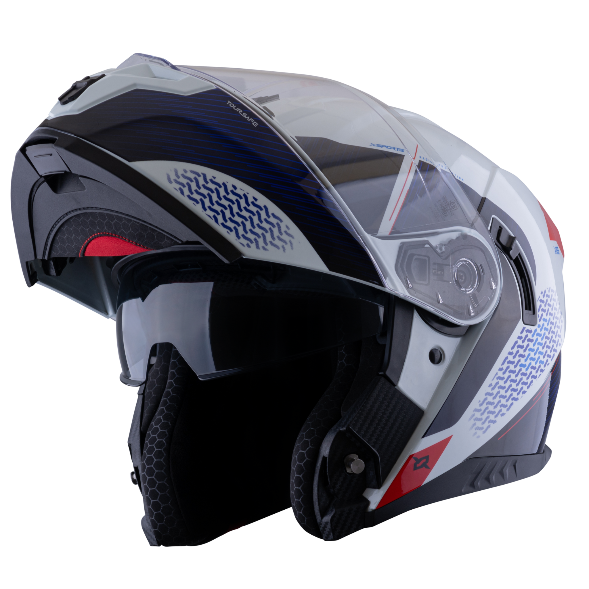 Casco Xsports 166 Toursafe Blanco Brillante