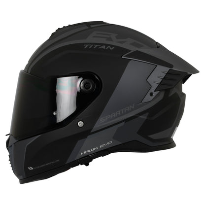 Casco SPARTAN HAWK SV TITAN Gris