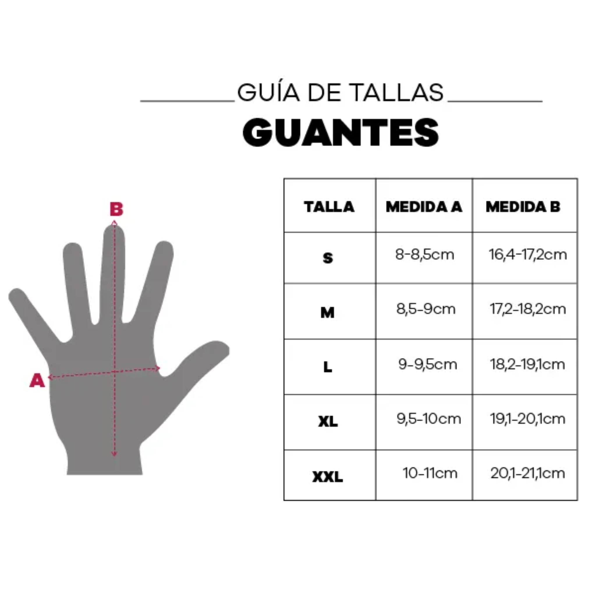Guantes BULLET BT-270 Medio Dedo