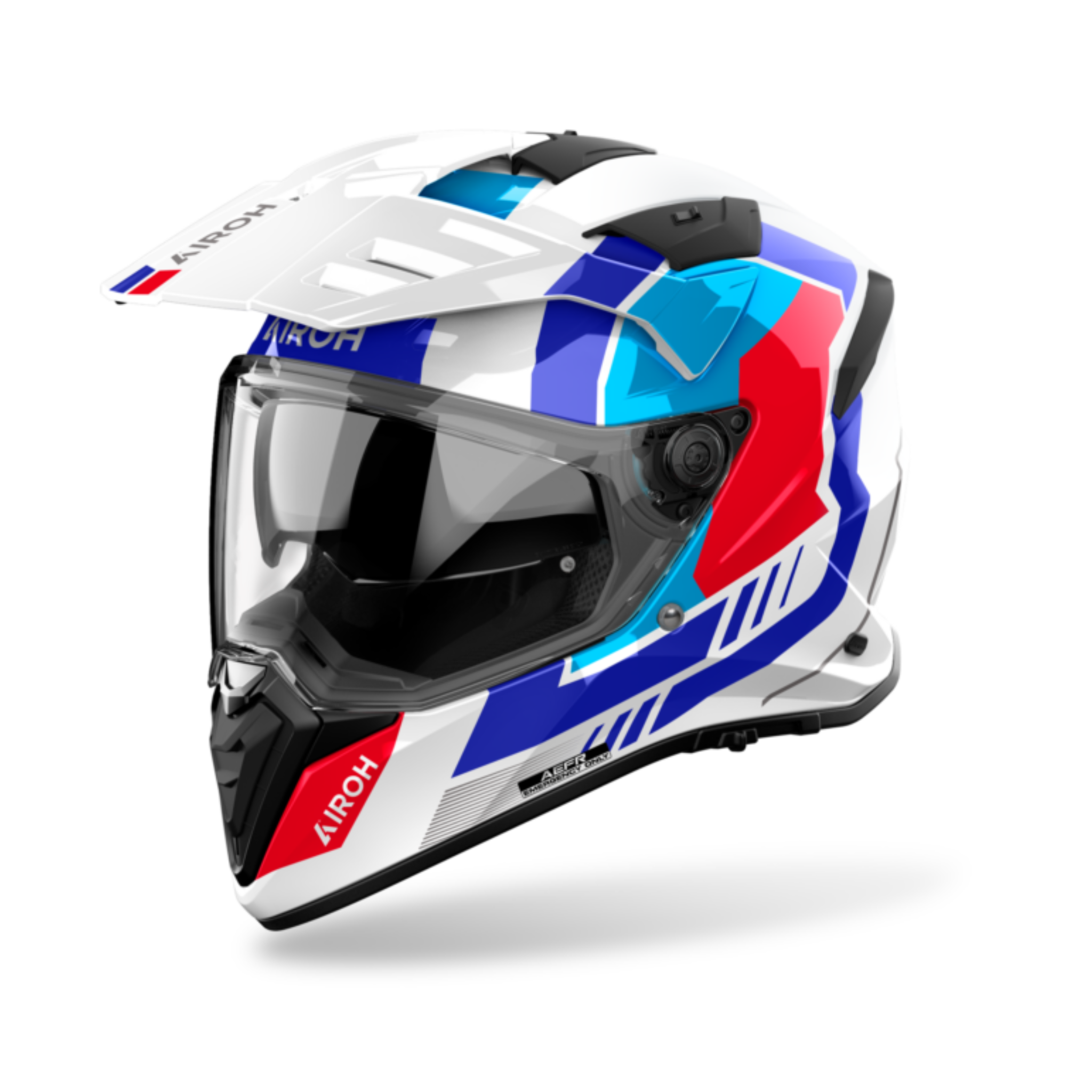 Casco AIROH Bandit Horn White Gloss