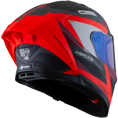 Casco XSPORTS 162 Zhaman Rojo
