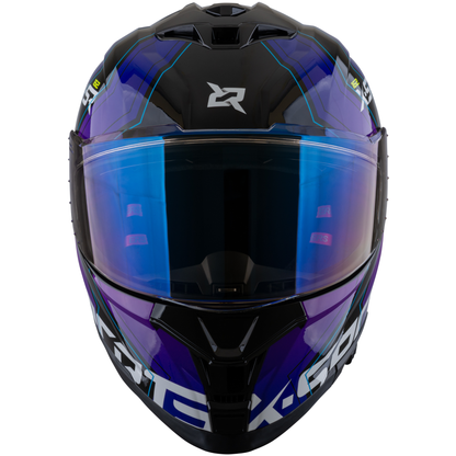 Casco Xsports x-162 Ampreium Morado Rosa