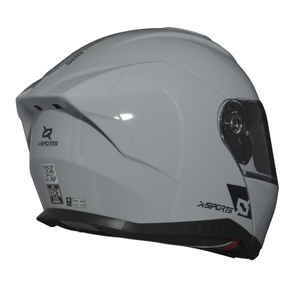 Casco Xsports 166 Gris Brillante