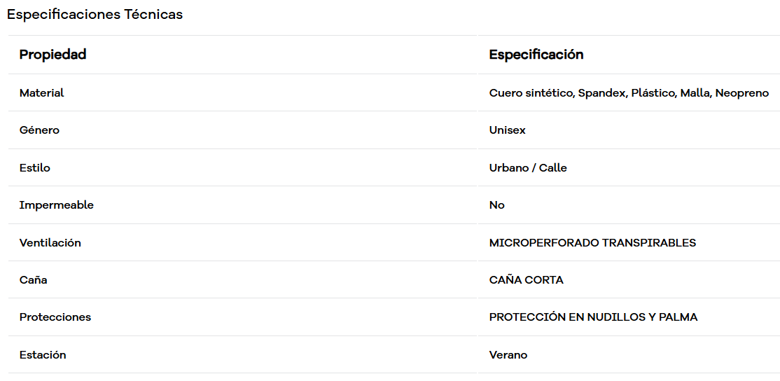 ESPECIFICACIONES TÉCNICA 781