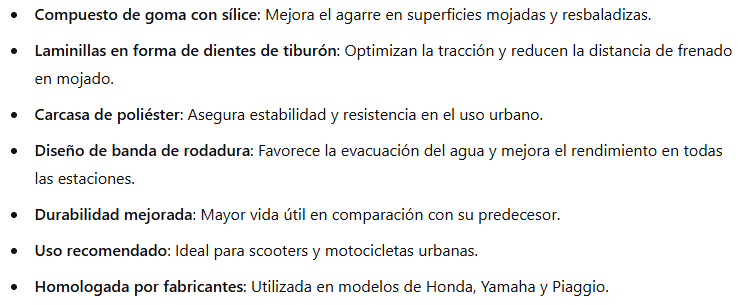 Especificaciones MICHELINCITYGRIP2
