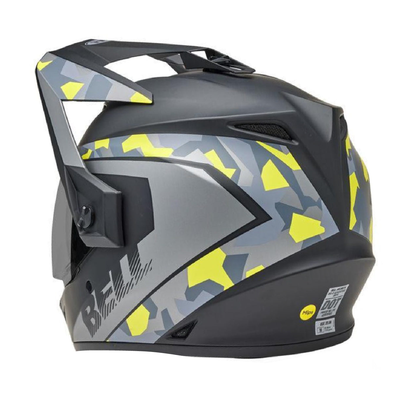 Casco Bell MX-9 Adventure Mips Camuflado Amarillo
