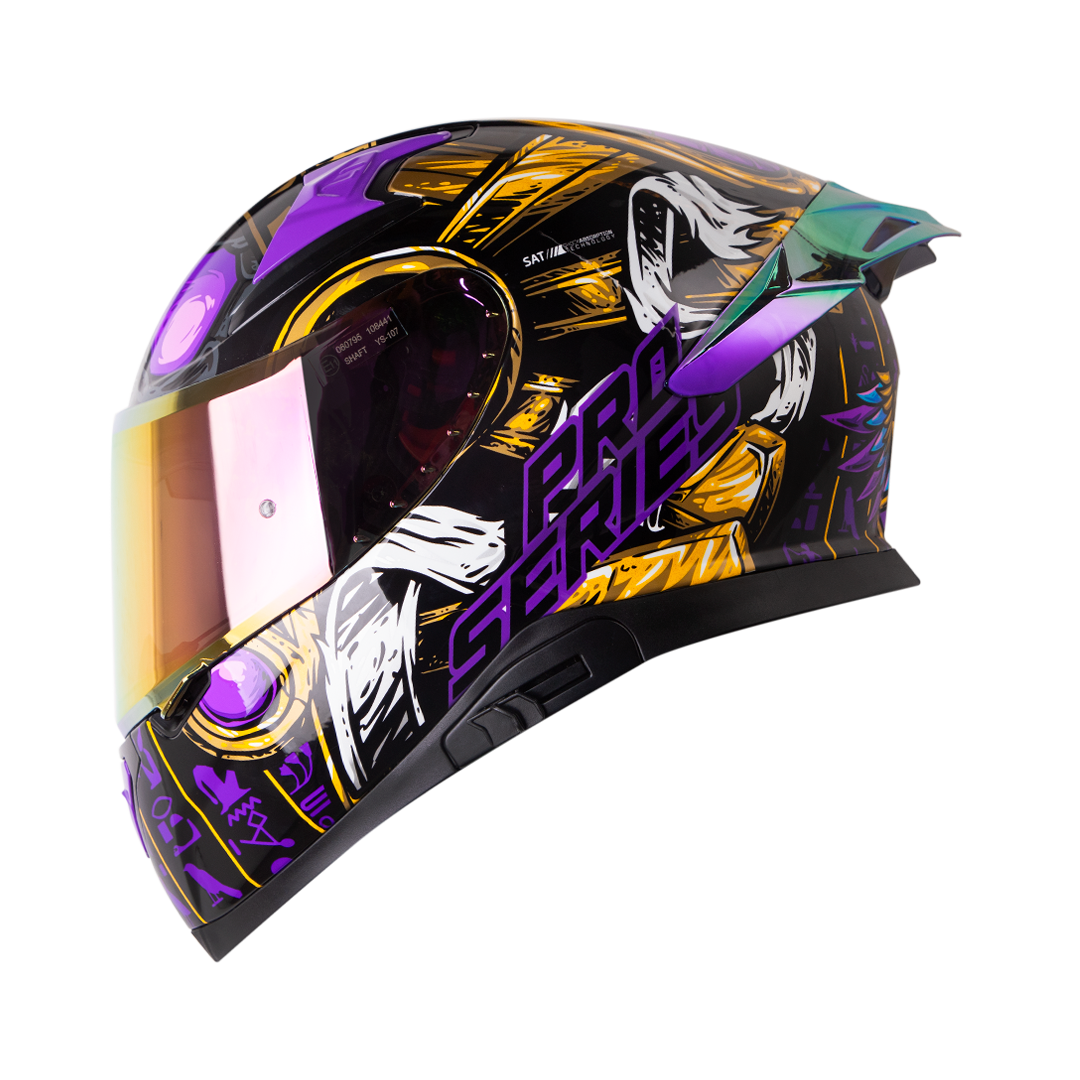 Casco SHAFT PRO SHPRO-612 DV EVO Faraon Morado
