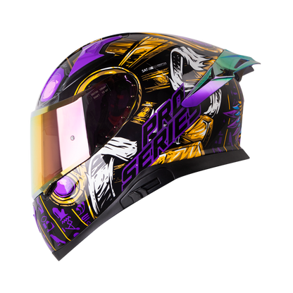 Casco SHAFT PRO SHPRO-612 DV EVO Faraon Morado