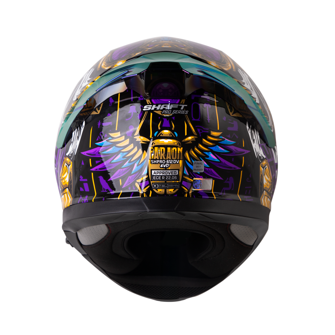 Casco SHAFT PRO SHPRO-612 DV EVO Faraon Morado