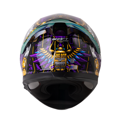Casco SHAFT PRO SHPRO-612 DV EVO Faraon Morado
