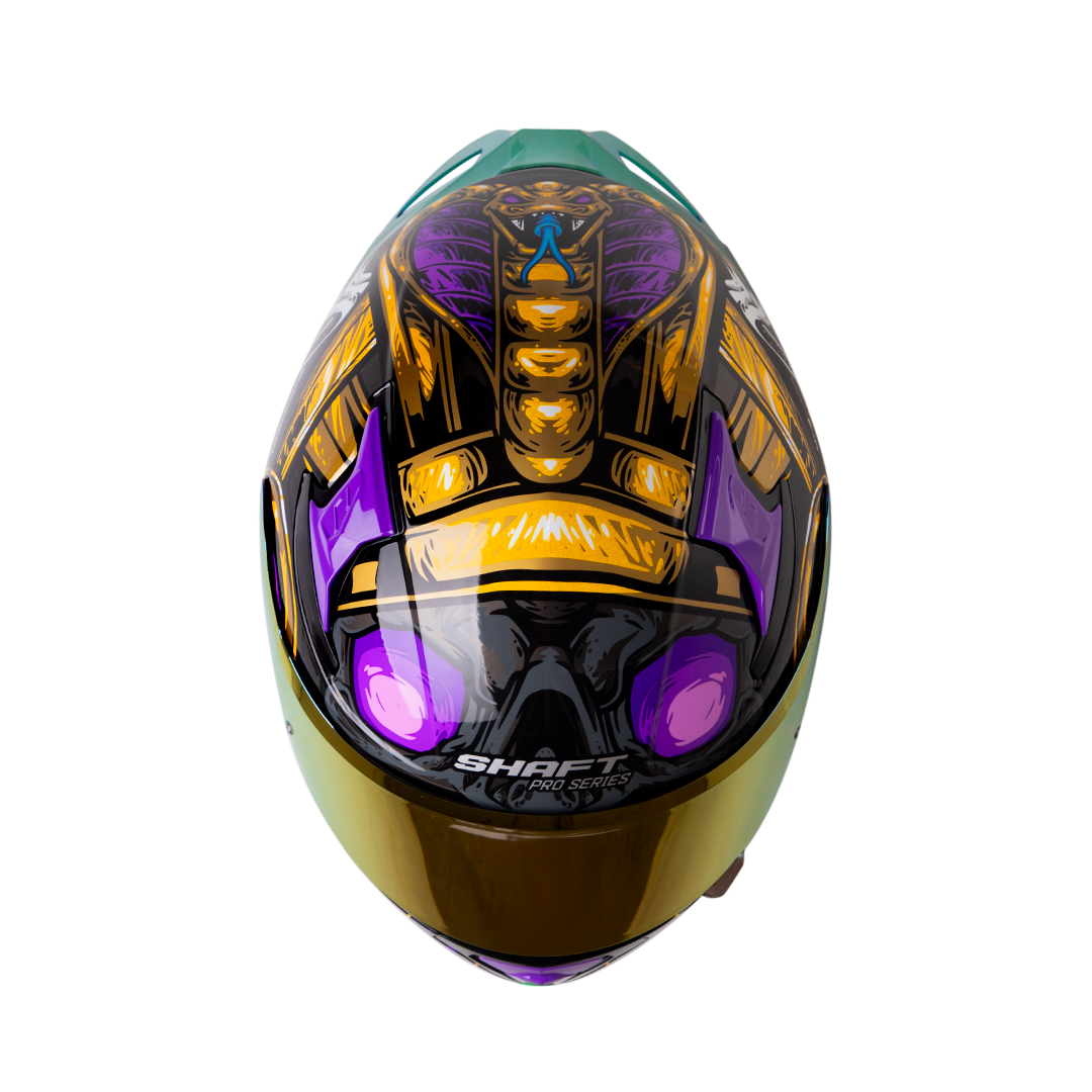 Casco SHAFT PRO SHPRO-612 DV EVO Faraon Morado