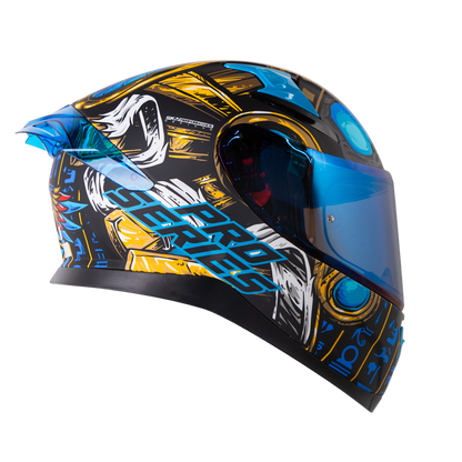 Casco SHAFT PRO SHPRO-612 DV EVO Faraon Azul