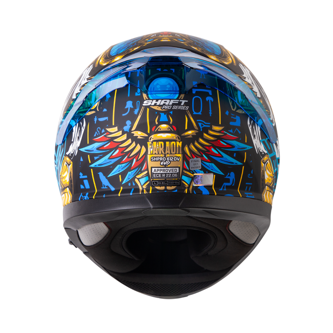 Casco SHAFT PRO SHPRO-612 DV EVO Faraon Azul