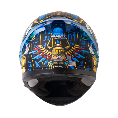 Casco SHAFT PRO SHPRO-612 DV EVO Faraon Azul