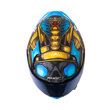 Casco SHAFT PRO SHPRO-612 DV EVO Faraon Azul