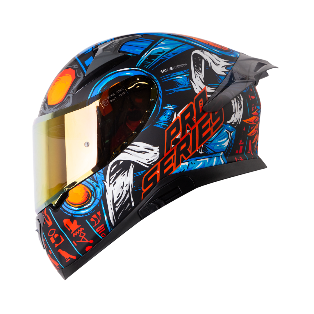 Casco SHAFT PRO SHPRO-612 DV EVO Faraon Naranja