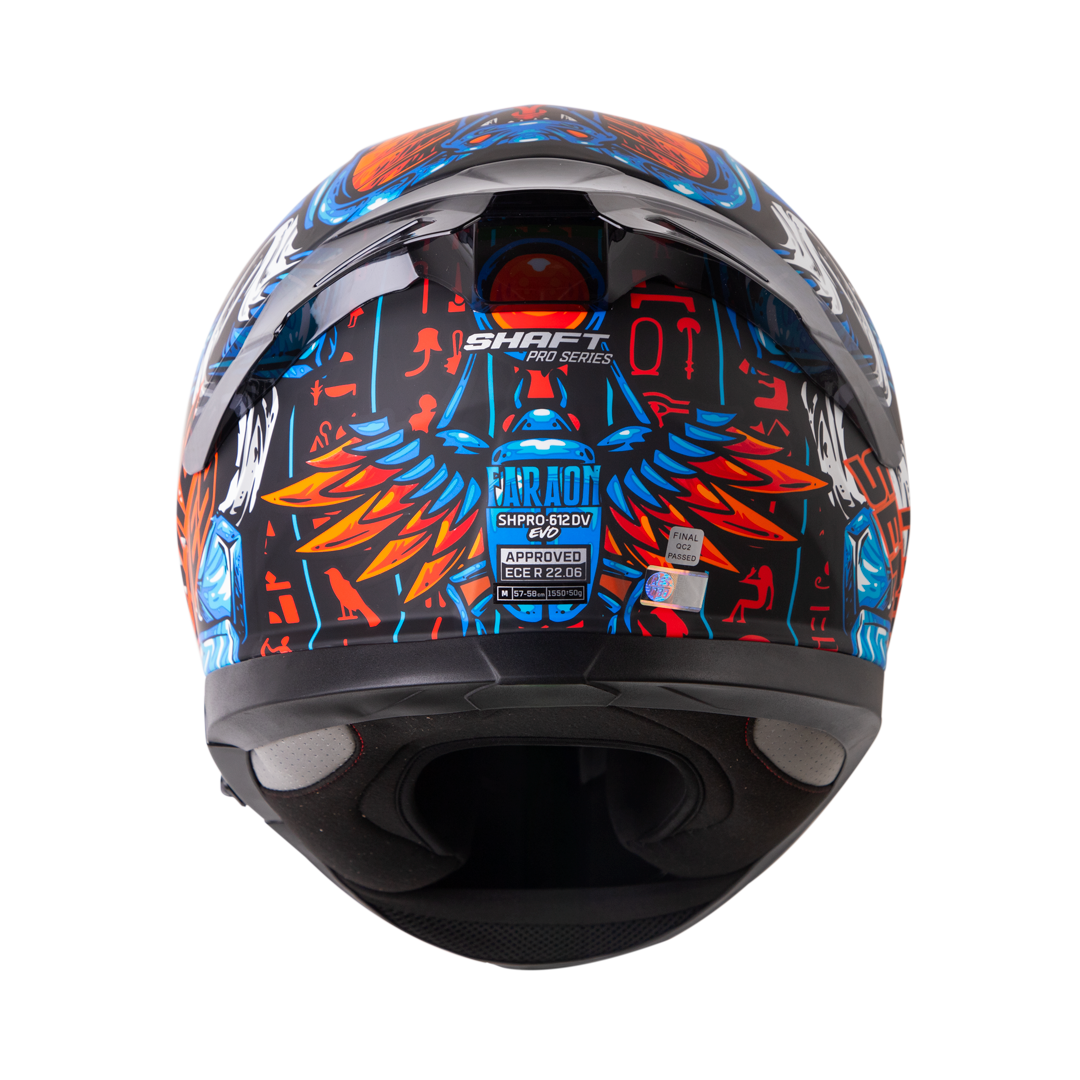 Casco SHAFT PRO SHPRO-612 DV EVO Faraon Naranja
