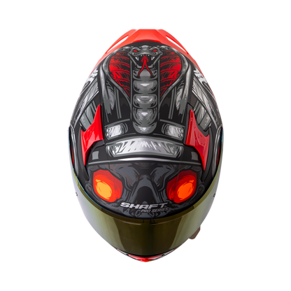 Casco SHAFT PRO SHPRO-612 DV EVO Faraon Rojo