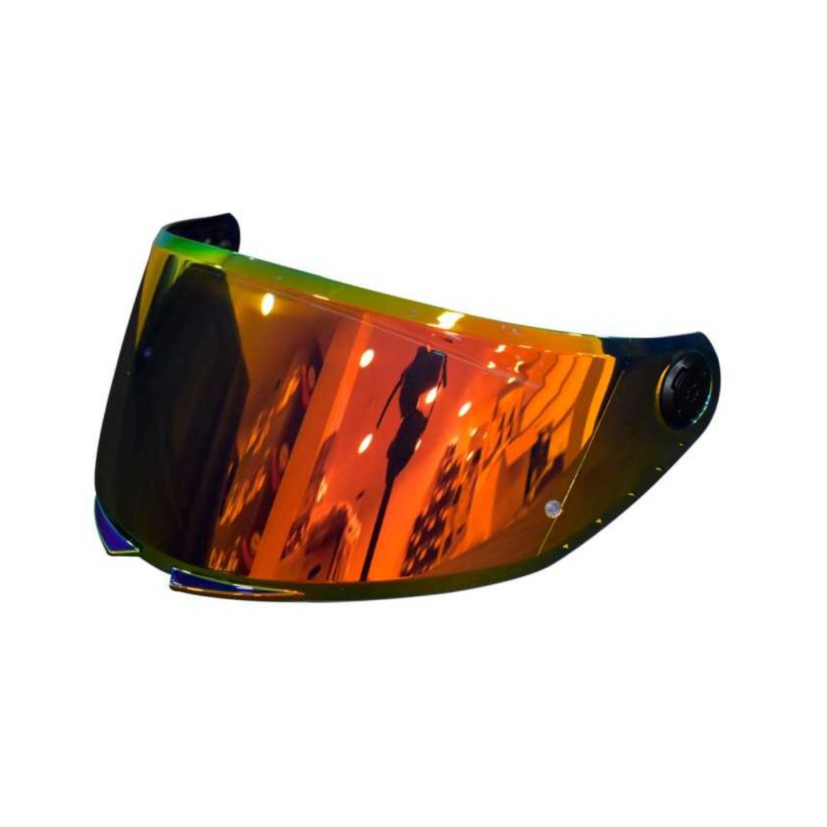 Visor Spartan HAWK-PANTHER  IRIDIUM ROJO