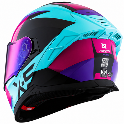 Casco XSPORTS M73 Arlok Rosa