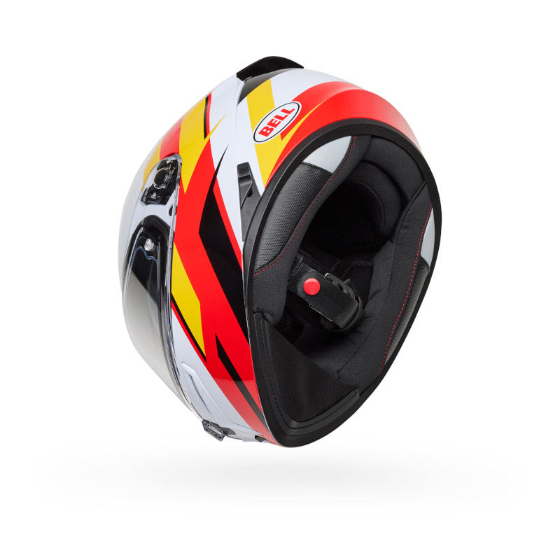 Casco BELL Lithium Nova Blanco Rojo