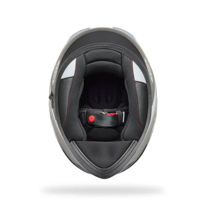 Casco BELL Lithium Flip Negro Blanco Mate