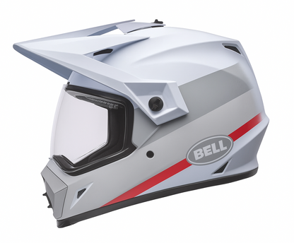 Casco BELL MX-9 Adventure Mips Blanco, vista lateral