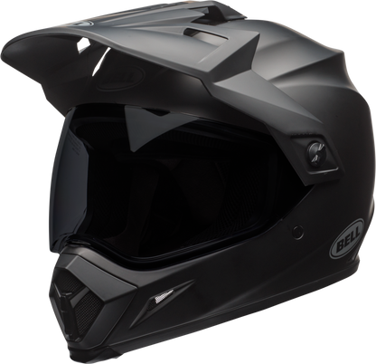 Casco BELL MX-9 Adventure Mips Negro Mate, vista frontal en ángulo