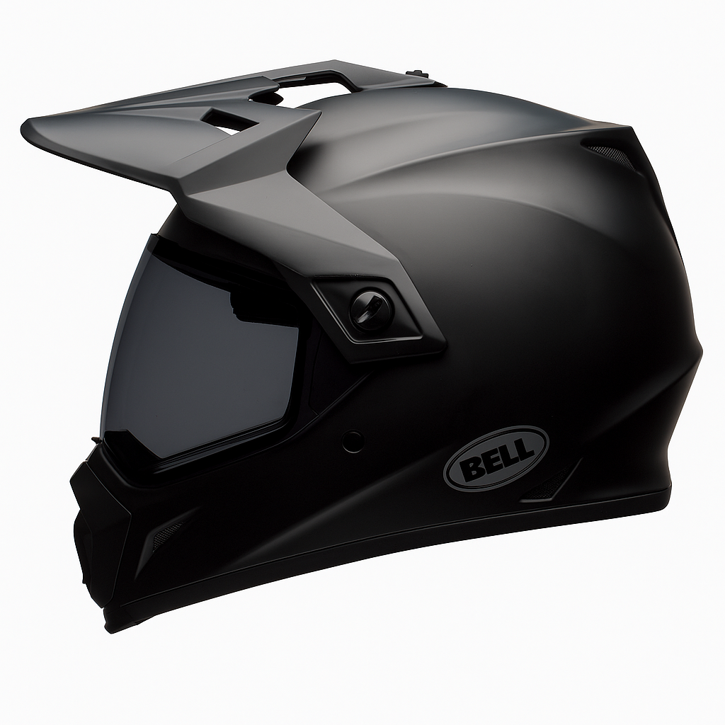 Casco BELL MX-9 Adventure Mips Negro Mate, vista lateral
