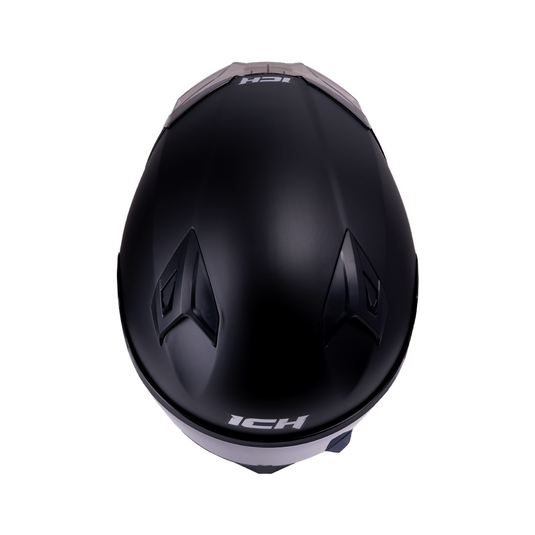 Vista superior del casco ICH 503 Solid negro