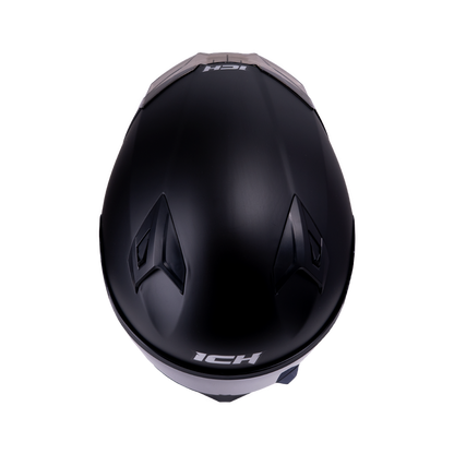 Vista superior del casco ICH 503 Solid negro