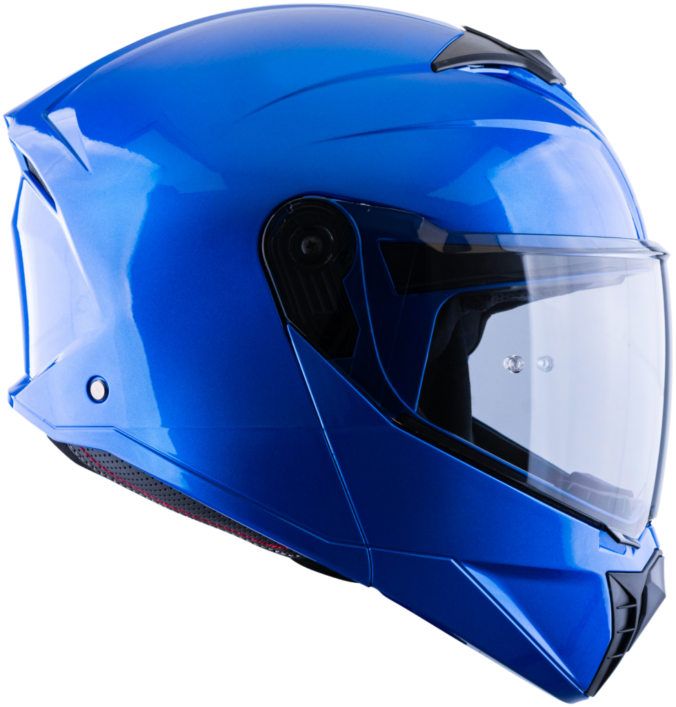 Casco KONTROL TROOPER, azul, vista del costado opuesto