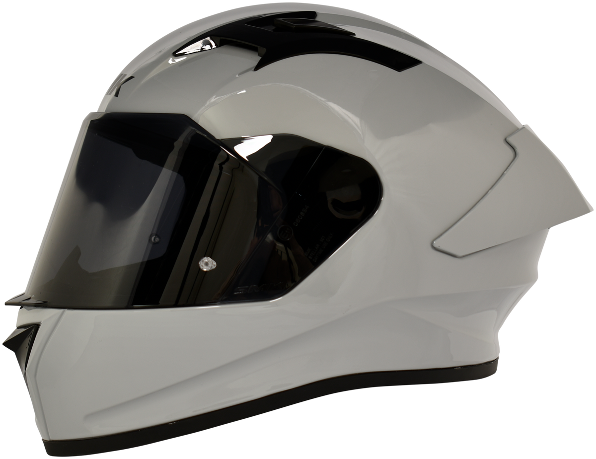 Casco SMK Stellar Gris, vista lateral