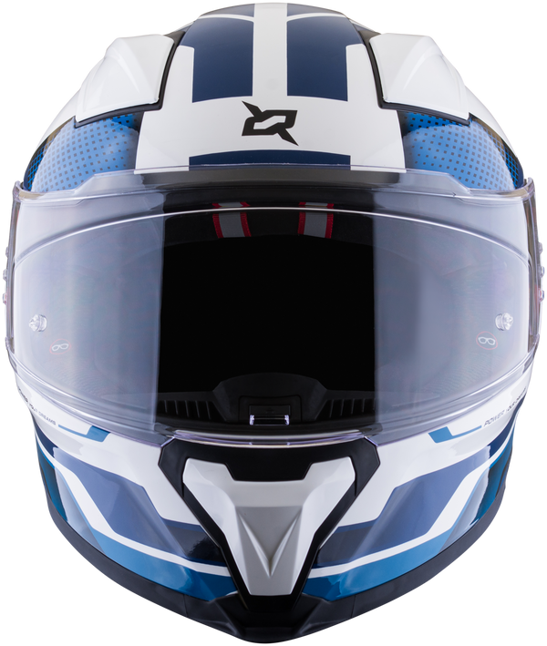 Casco XSPORTS Helios Asphalt Blanco Azul