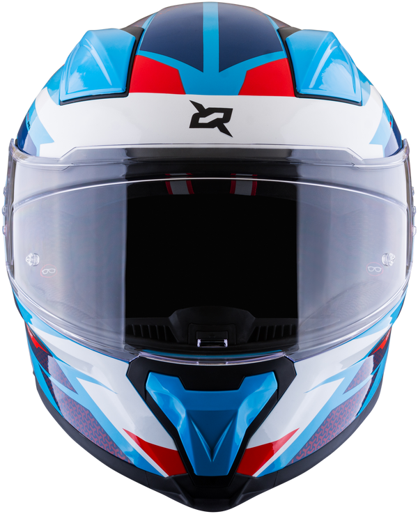 Casco XSPORTS Helios Circuit Negro Azul Rojo