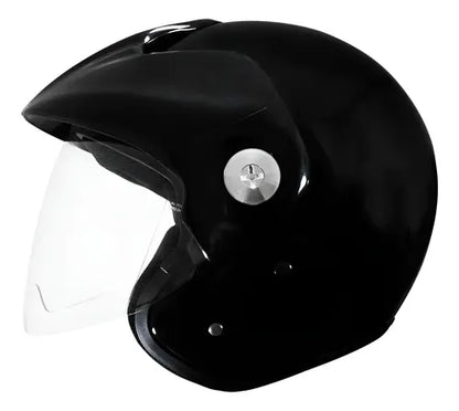 Casco ZEUS 507, negro brillante, vista lateral