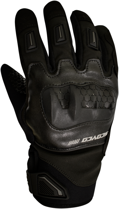 Guante SCOYCO MC192 Impermeable, detalle del dorso y nudillos