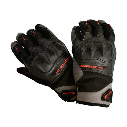 Guante SCOYCO MC192 Impermeable, par de guantes con detalles rojos