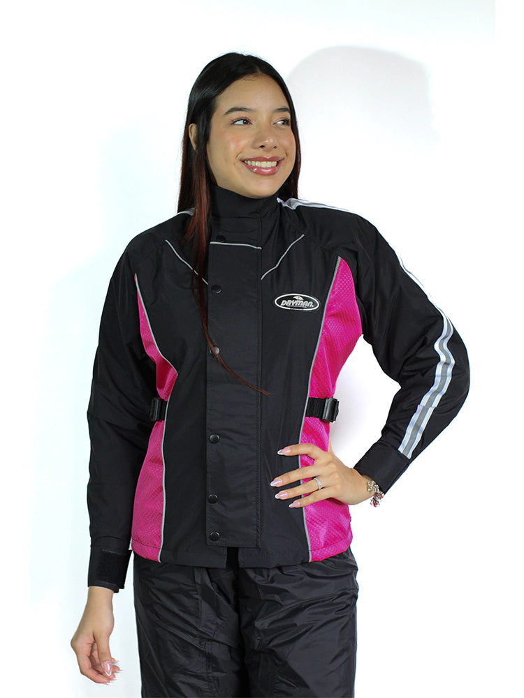 impermeable fucsia